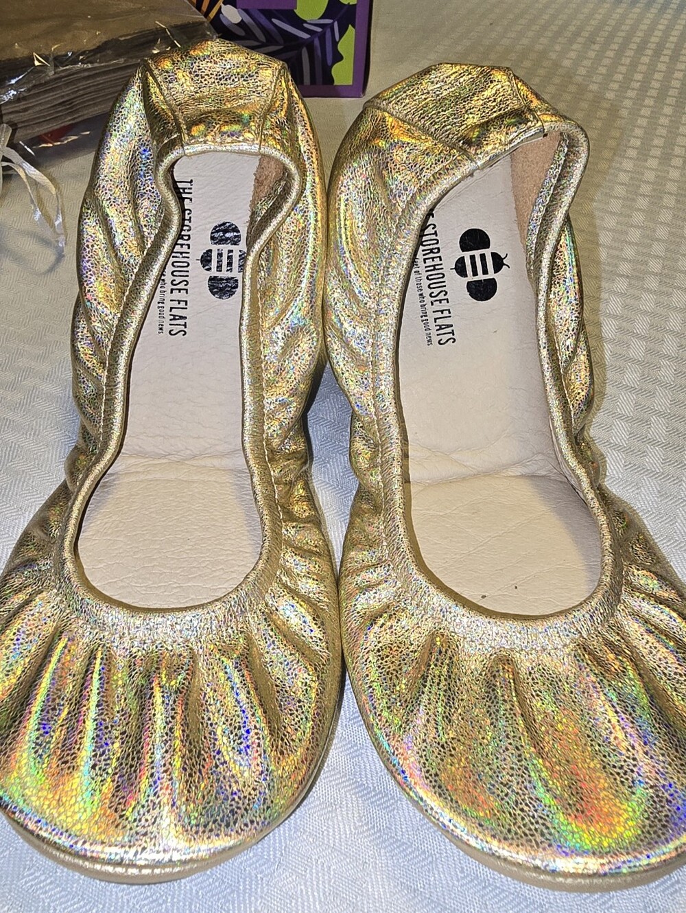 The Storehouse Flats Golden Lovespell Flats SZ 6